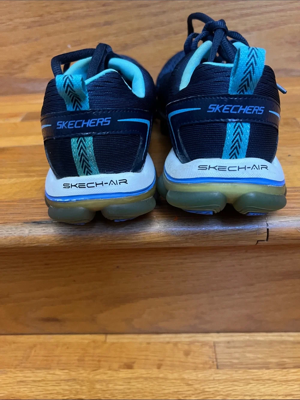 Skechers Navy with Teal Athletic Sneakers